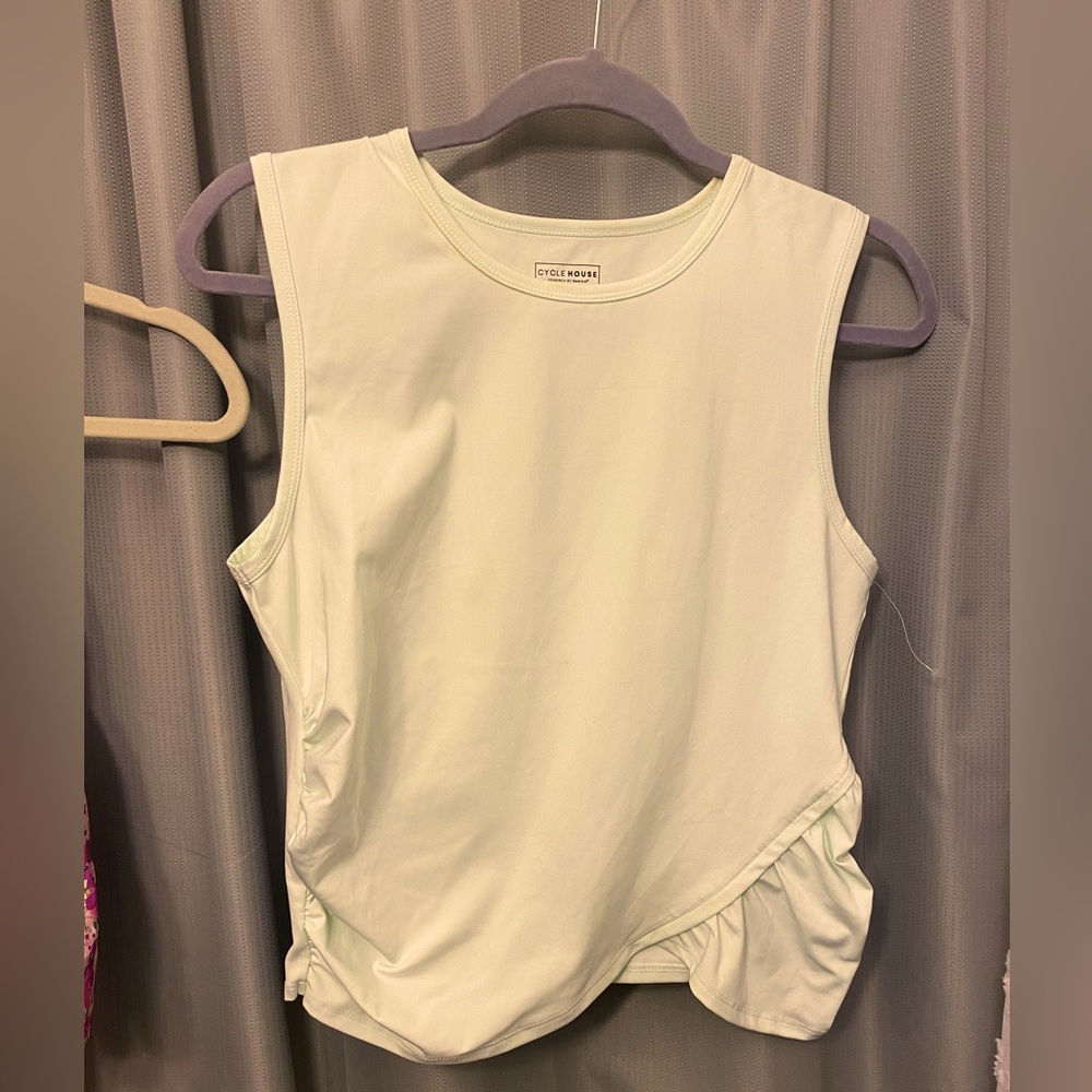 Sale $10 2for $15 CYCLE HOUSE BY MARKIA CERAMIC mint TANK TOP SZ. M 👠500
